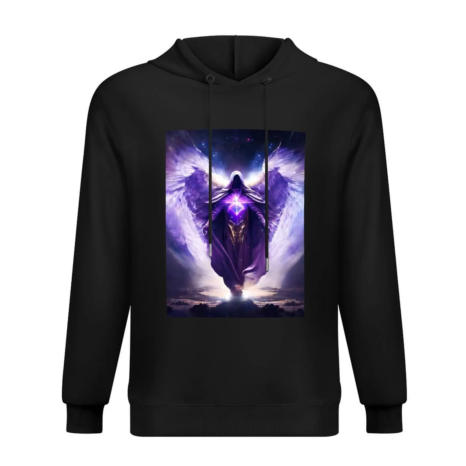 

Métatron Archangel, colour and pattern, energetic, light, gold, energy, spiritual image, zen Hoodie autumn hoodie man