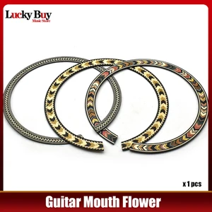 Basswood Soundhole Rosette Inlay, Standard Bone Fish, Acoustic Guitar, Parts of the Body Project 10 Main Sales Body Guitar - №4