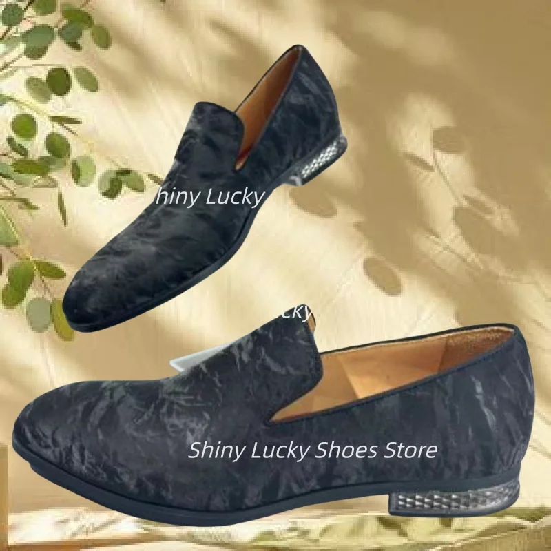 

Sewing Lines Shoes for Mens Square Toes Low Heels Rhinestones Males Loafers Shallow Chassure Hommes Solid Luxury Zapatos Hombre