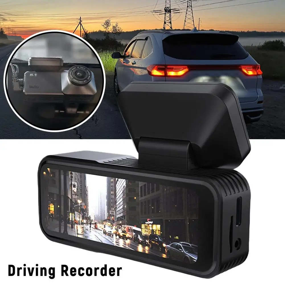 

A215 передняя 4K + задняя 1K + Wi-Fi видеорегистратор ночного видения высокой четкости 4K 5G Wi-Fi видеорегистратор