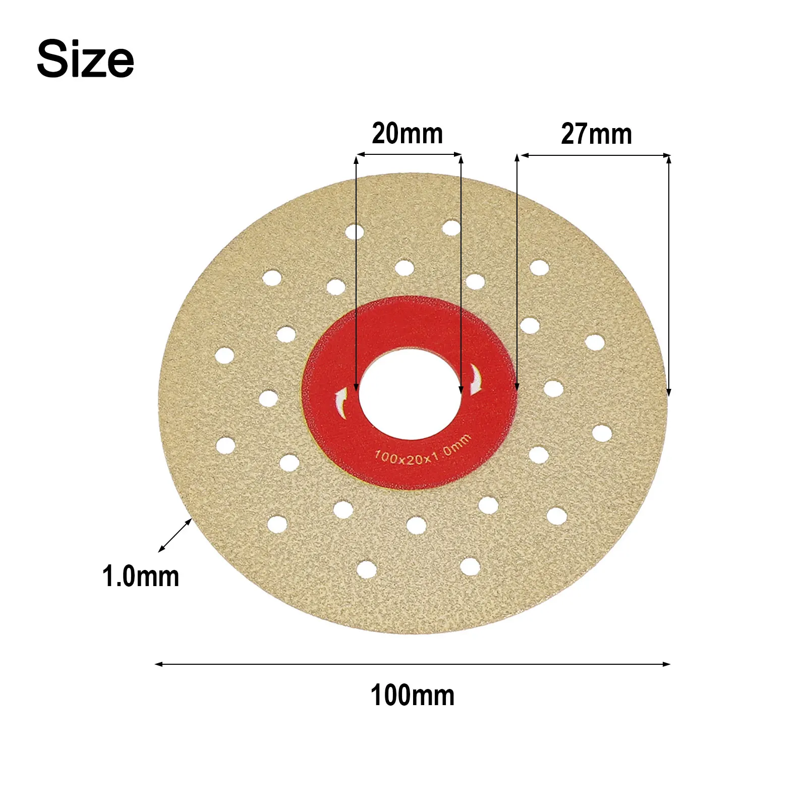 Cutting Dics Cutting Effect Grinding Disc Package Content Chamfering Cutting Effect Diameter Sand Width Dual Use Stability
