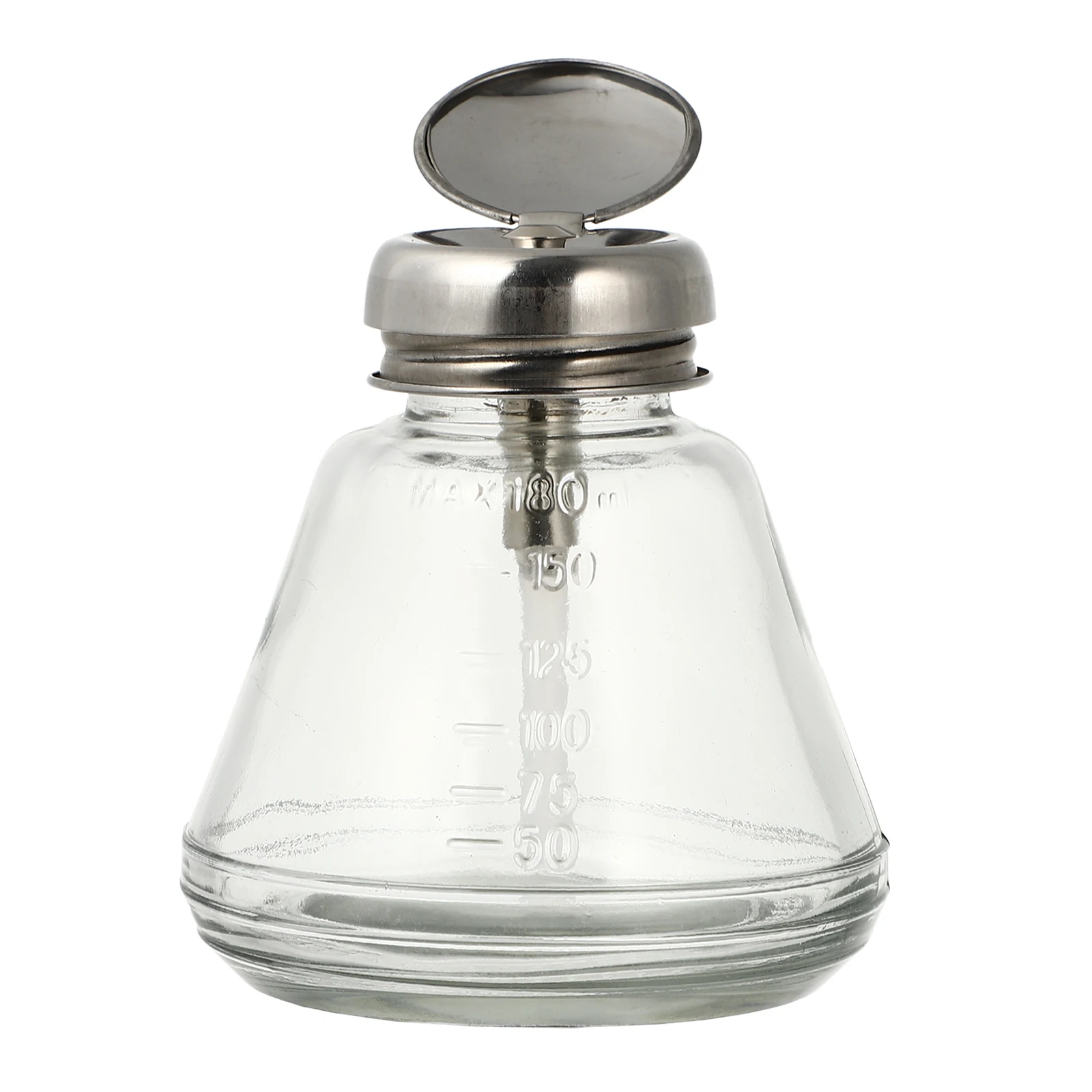 زجاجة مزيل طلاء الأظافر ذات سعة كبيرة، موزع من نوع الضغط قابل لإعادة الاستخدام مع إغلاق ضيق بفم واسع للصالون والاستخدام الشخصي #5