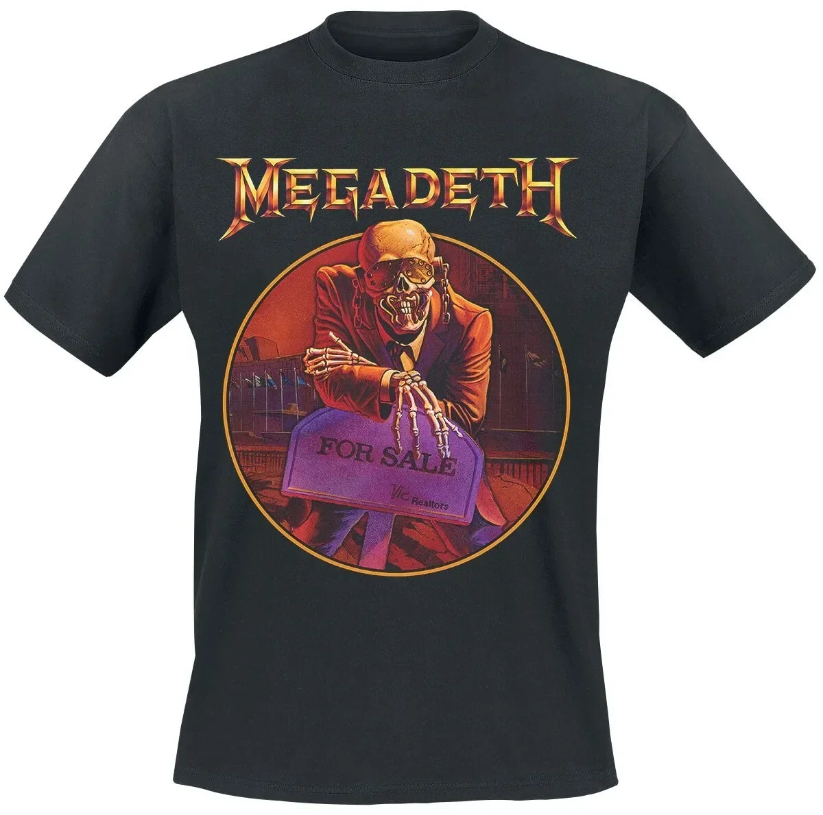 Megadeth Rust in Peace Radiation Symbol Unisex T-Shirt Thrash Metal Casual Tee – Detail 5