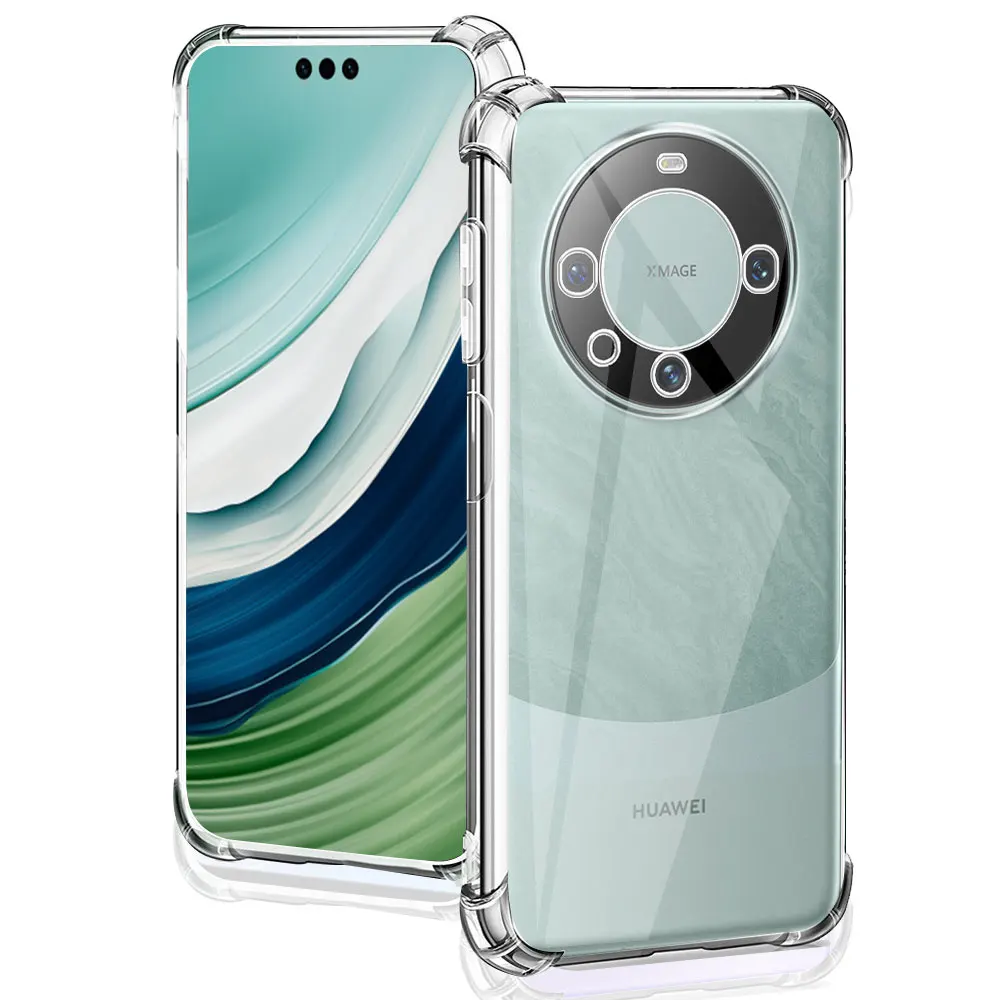 For Huawei Mate 60 Pro+ Plus Case Silicone Soft Clear Shockproof Protect Cover For Huawei Mate 60 Pro Phone Case on Mate60 Funda