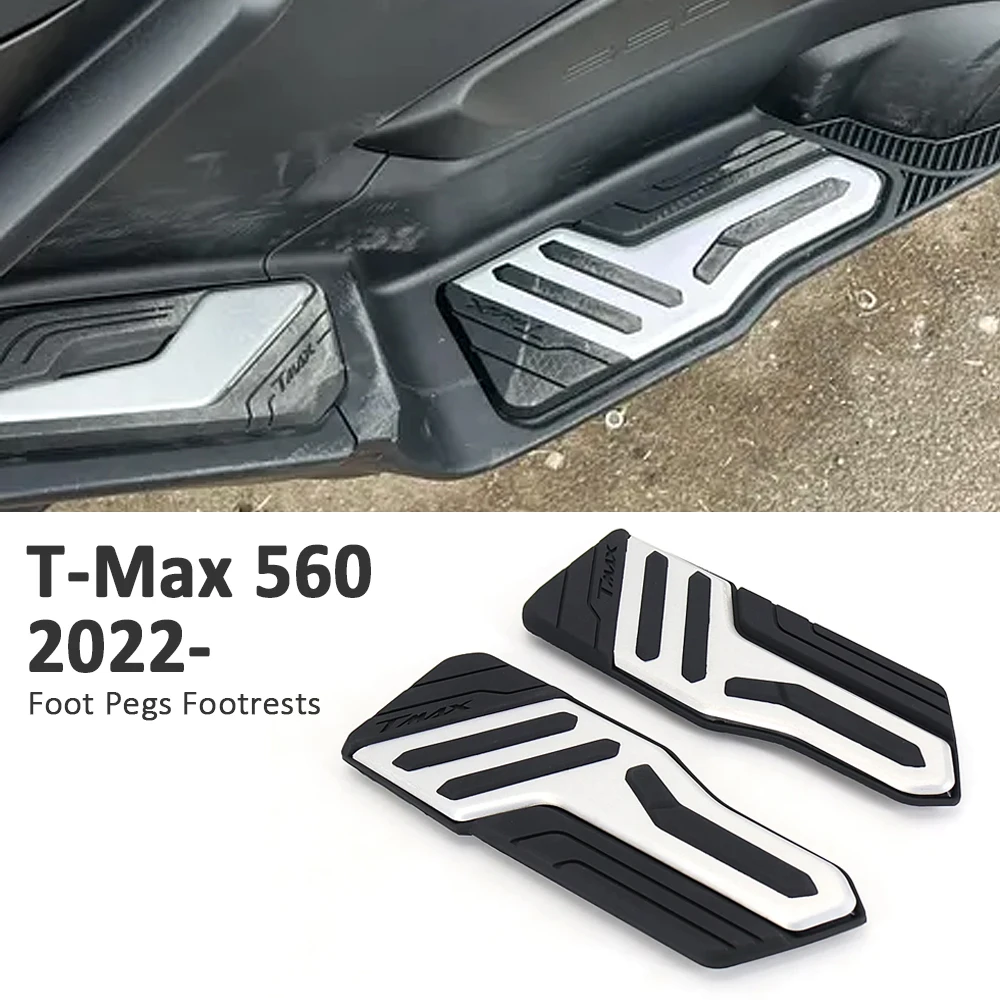 

Pedals Foot Pegs Footrests FOR Yamaha TMAX T-Max 560 2022 2023 2024 2025 Motorcycle Accessories T-MAX 560 T-MAX560 TMAX560