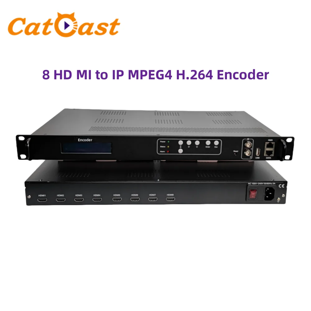 

Digital HD Encoder 4/8 HD MI Encoder MPEG4 H.264 to IP Output Encoder