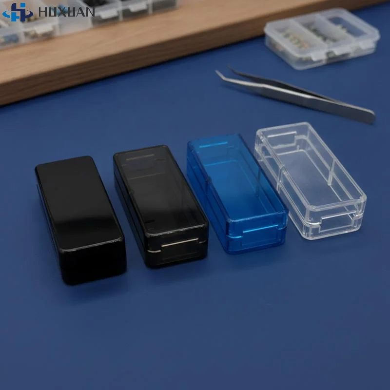 53*24*14mm ABS Box Transparent USB Charger Project Case Plastic Junction Enclosure Housing For Adapter Connector