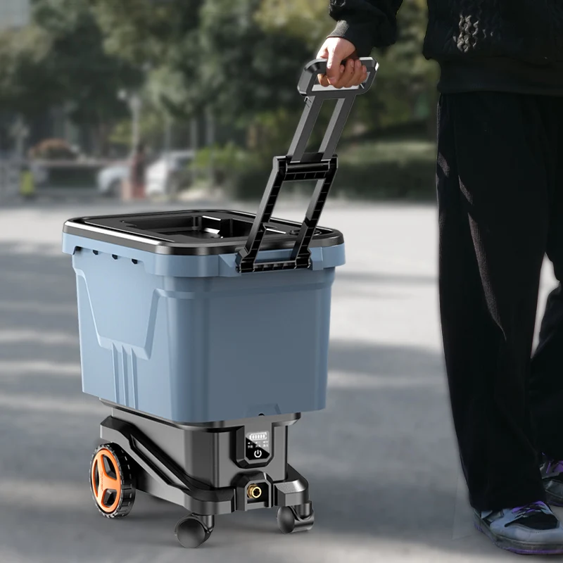 21v Portable Wireless Lithium Battery Cleaning Water Spray-Gun Car Wash