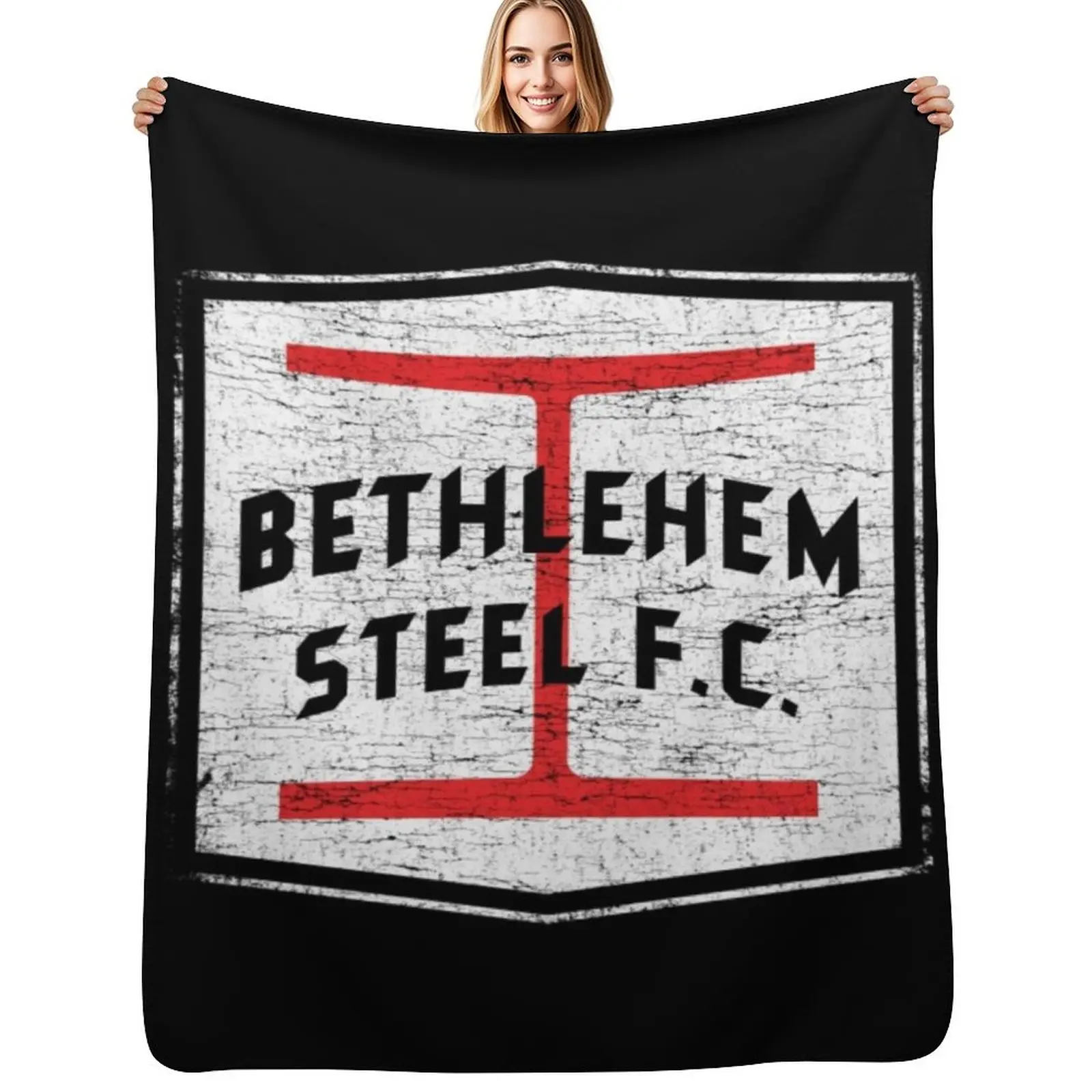 

Bethlehem Steel T-ShirtBethlehem Steel Vintage Throw Blanket for winter Luxury Thicken Sofa Throw Softest Blankets
