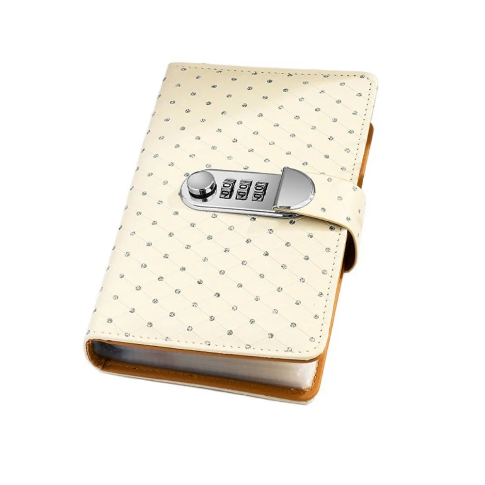 

50Sheets Saving Money Binder PU Leather Savings Handbook Planner Organizer Wallet Storage Cash Envelopes Budget Binder with Lock