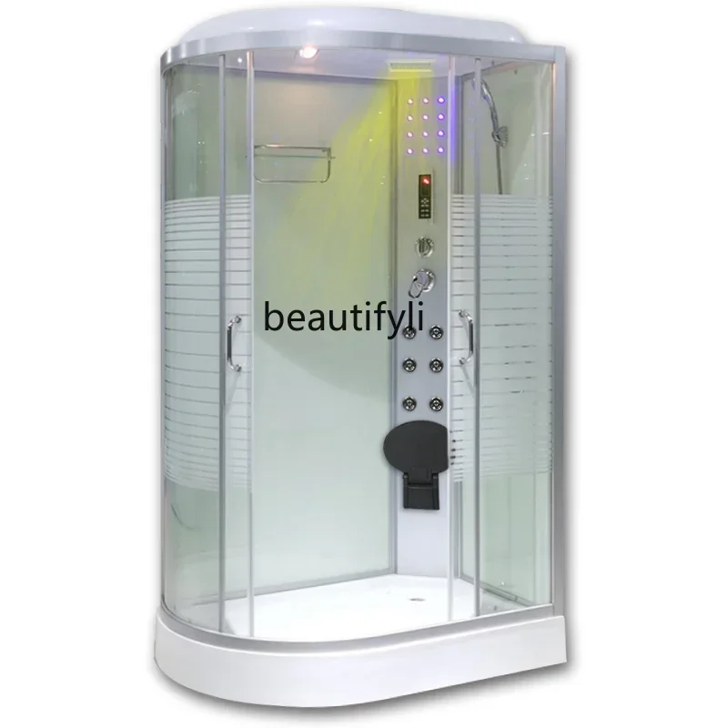 SS NewShower room Sauna room Integral bathroom Fully enclosed bath room Tempered glass Dry and wet separation