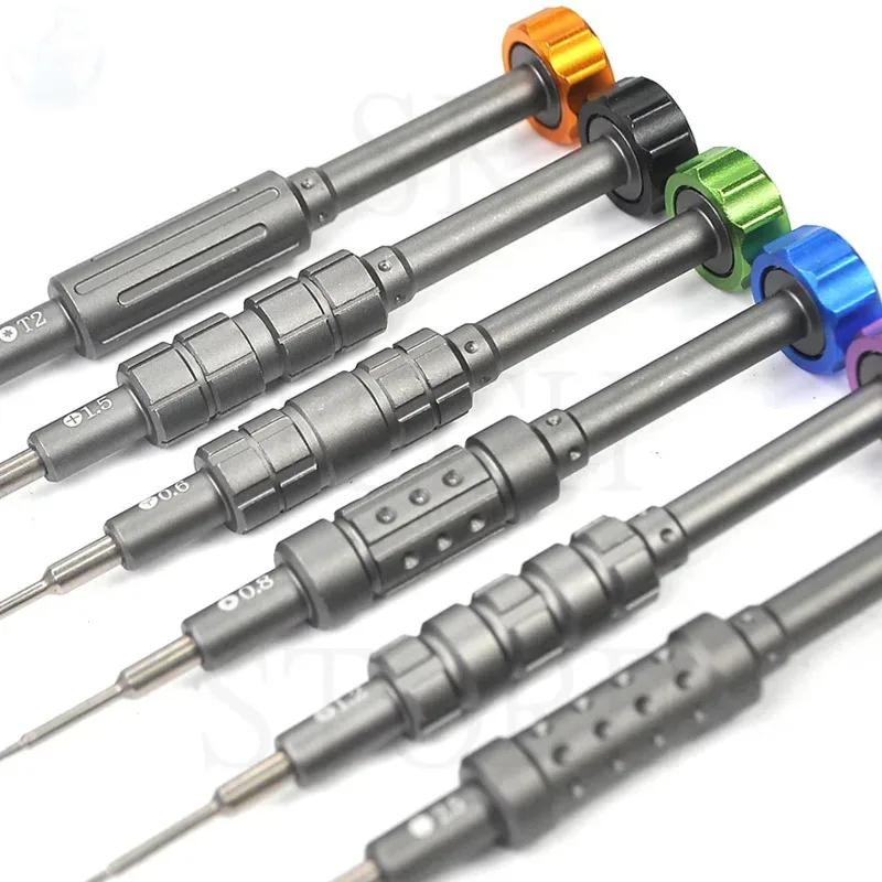 Screw Driver 2D Batch Head Replacement Parts Screwdriver Head 2.5 T2 0.6 1.5 0.8 1.2 Alloy Steel Precision 2D Head Repair Tools