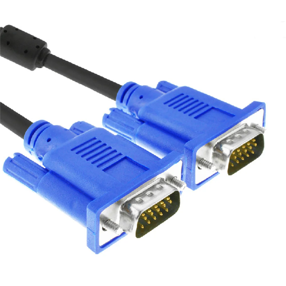 สาย VGA สำหรับจอคอมพิวเตอร์สายโปรเจคเตอร์ทีวีสายต่อวิดีโอ VGA 1.5/3/5/เมตร1440*900P