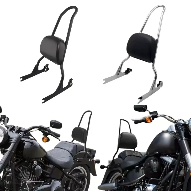 

Fat Boy 06-UP Motorcycle Rear Sissy Bar Passenger Backrest For Harley Softail Springer FXST FXSTC FXSTB FLSTF Accessories Chrome