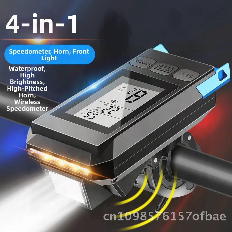 

Беспроводная таблица кодов Велосипедная фара с звуковым сигналом Многофункциональное велосипедное оборудование Светодиодные фонари Черный Зеленый Красный Синий