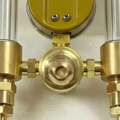 For Professional Welding Tasks Dual Flowmeter Regulator Dual Pipeline Flowmeter Regulator Dual Outlet Regulator