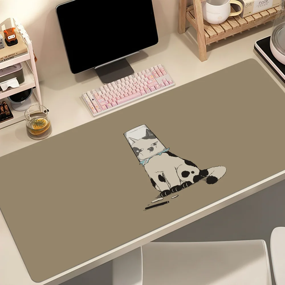 

Kawaii Cute Black Cat Mouse Pad Non-slip Thickened MousePad Student Gaming Cushion Large Writing Lockedge Office