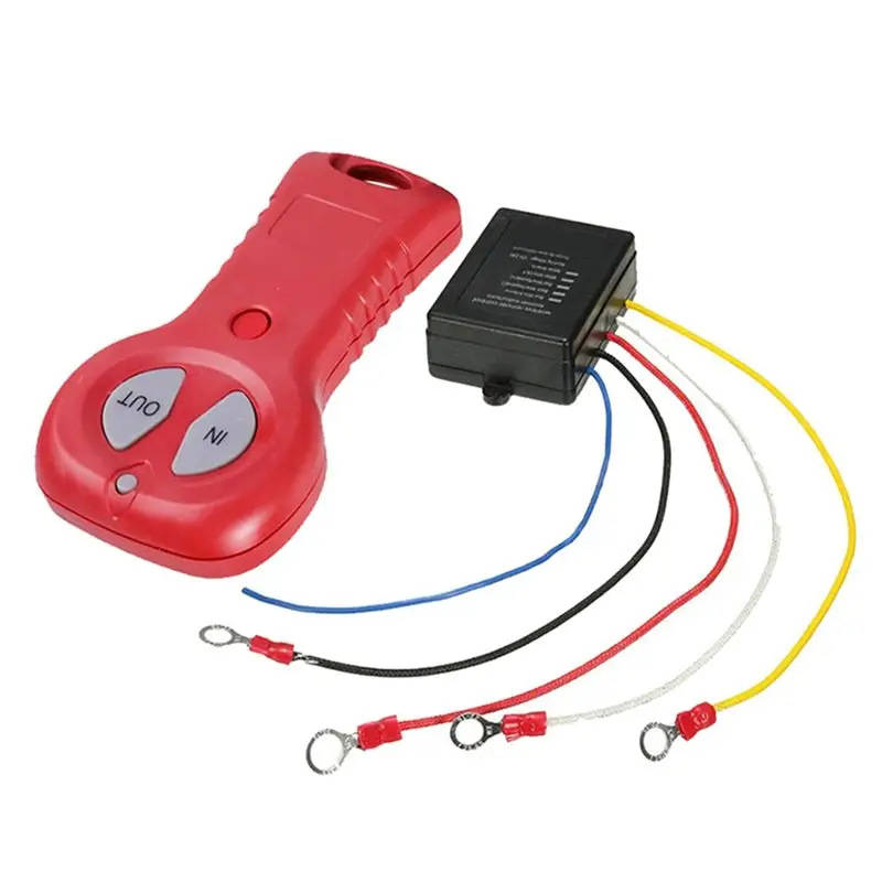 Electric Winch Control System Wireless Winch Remote Control Set 12V 24V Handset Switch Controller For Jeep Off-Road ATV-X67A