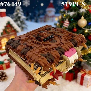 

Наборы строительных блоков Chomping Monster Book of Monsters 76449, совместимые с деталями Lego, подходят для рождественских подарков