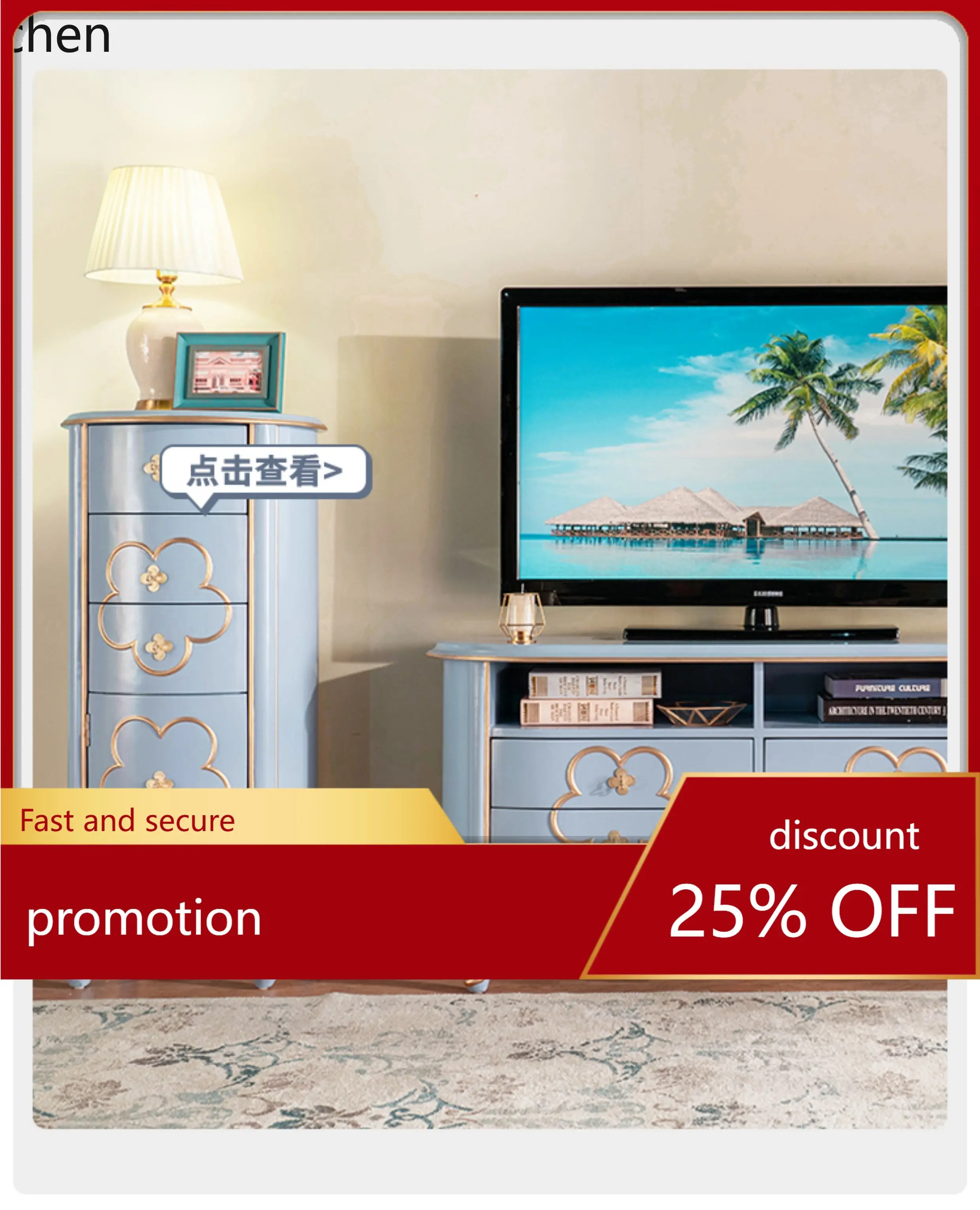 ZML TV Cabinet Living Room Entrance Cabinet Small Apartment Storage Solid Wood Bedroom Organizer Cabinet Complete Furniture