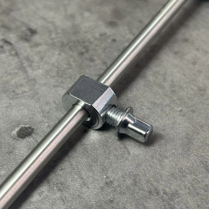 Q39E Metal Pedal Hammer Drum Foot Pedal Part Pedal Beater Felt Drum Beater Kick Felt Part Pedal Hammer Counterweight