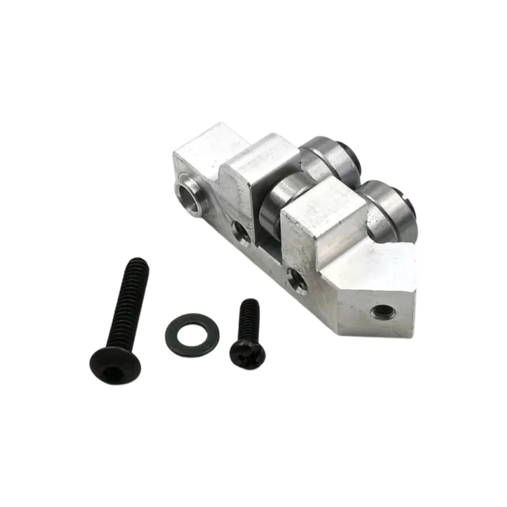 42-28-0410 Front Guide Block With 42-28-0420 Rear Guide Seat Silver Metal Parts Compatible With Power Tools Models 2825-20