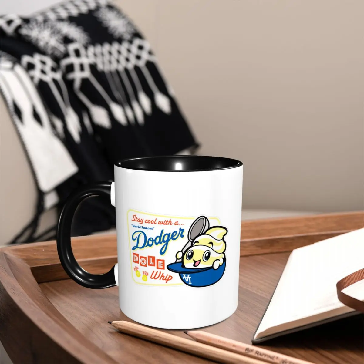 World Famous Dodger Dole Whip Mug Funny Ceramic Coffee Cups Tea Mugs Milk Cup Drinkware Gifts for Woman Man