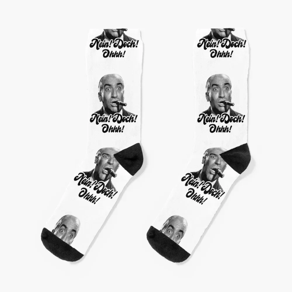 

Nein Doch Oh Ohh Ohhh - Louis De Funes Socks warm winter essential Stockings compression Girl'S Socks Men's