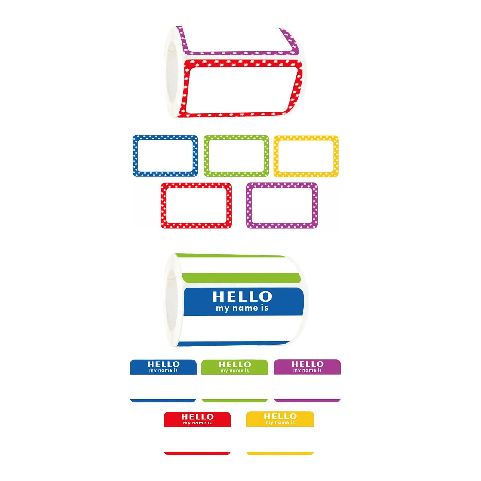 Name Tags Sticker Labels Classroom Stationery Crafts Sticky Clothing Desk