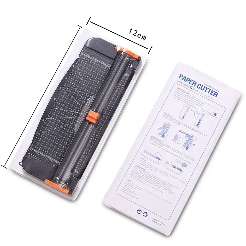 Photo Paper Trimmer, 853A4 Plastic Base Paper Cutter — DIY Office & Home Stationery Paper Trimmer