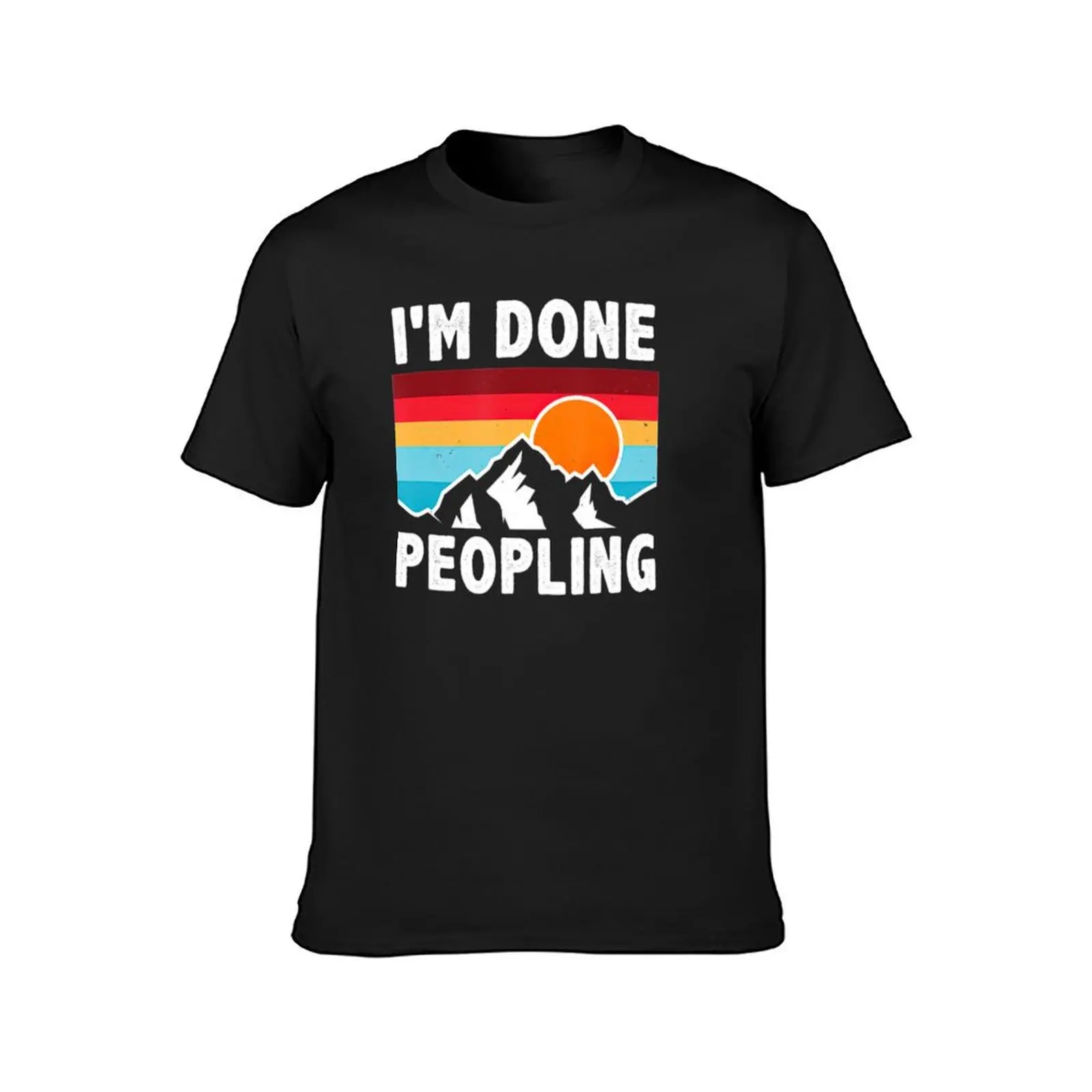 Im Done Peopling Vintage T-Shirt Blouse summer tops summer clothes summer top Men's t-shirts