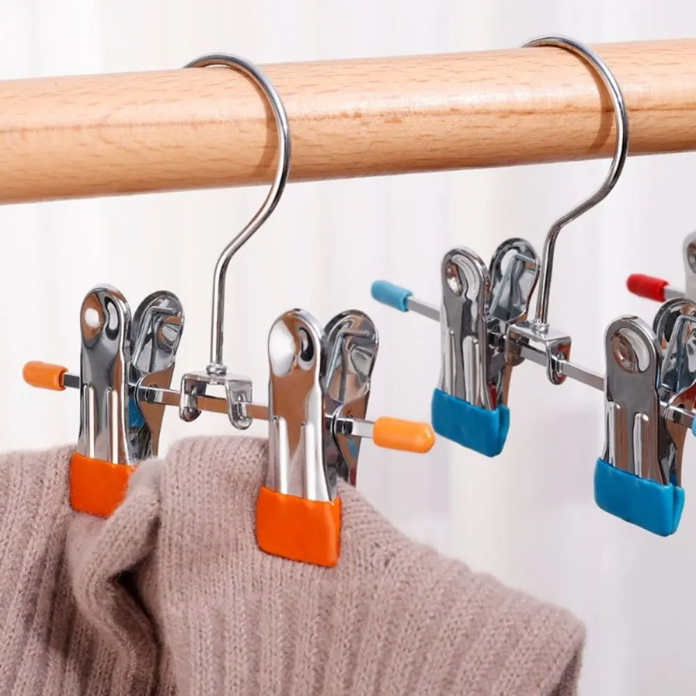 

Antislip Clothes Drying Clips Clothes Pegs 360° Rotating Hat Storage Clips Adjustable Boot Holders Stainless Steel Pants Clip