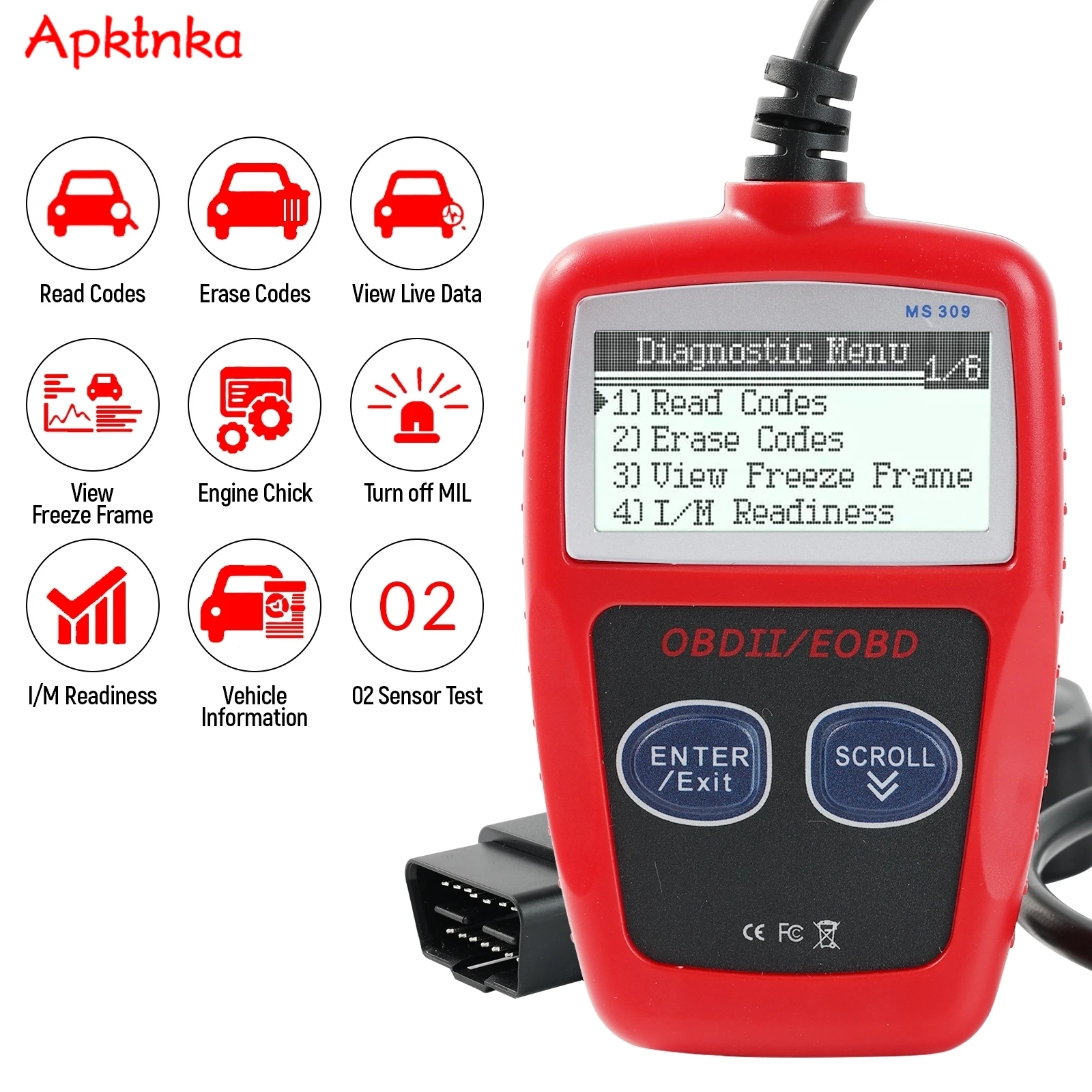 

Car Full OBD2 Diagnostic Tools Automotive Professional Code Reader Scanner Check Engine OBD2 Scanners Multi-Language Scan Tools