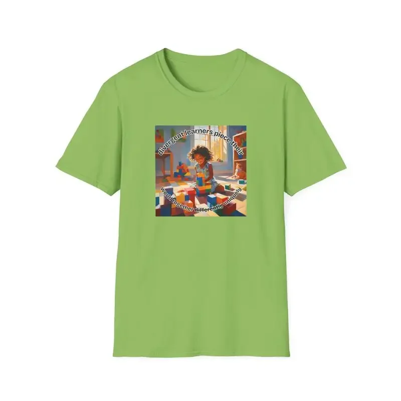 Autism Awareness Month Divergent Learner Neurodivergent T Shirt SupporT Ribbon Apparel for