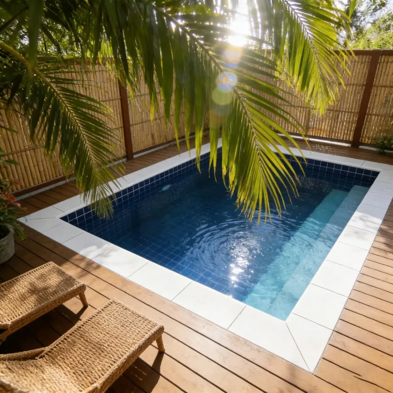 Customized Stackable Modular Container Swimming Pool System Small Portable Garden Swimming Pool Above-ground