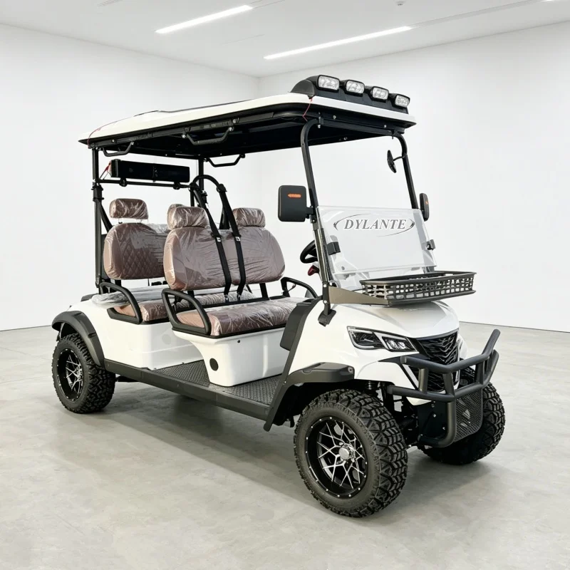

72V Lithium Battery Solar 4 6 Seaters Off Road Electric Street Legal 4WD Golf Cart Buggy