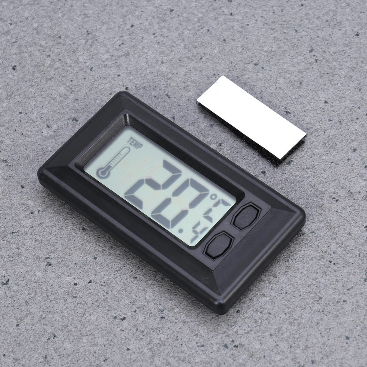 

Digital Thermometer for Car Dashboard Household Use Temperature Sensor with LCD Display Thin Design Black Color Large Screen