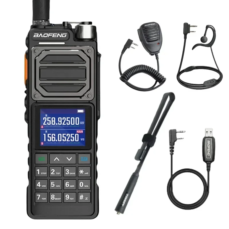 Best factory price Baofeng UV-25L 999 channel Tri Band Walkie Talkie 10w long range two way radio