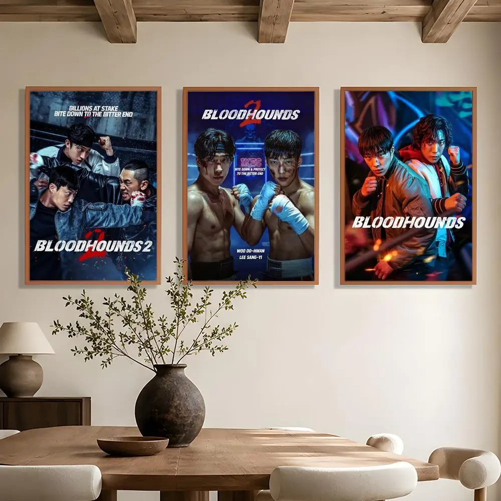 TV-Korean Crime Action Drama Bloodhounds Poster Wall Art Poster HD Waterproof PP Print Bedroom Living Room Office Decor Gift