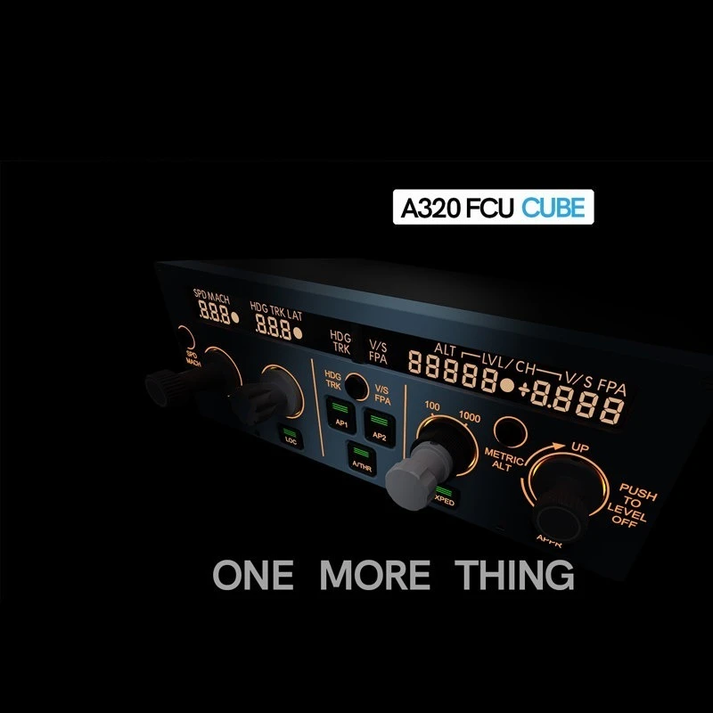 Flight Simulation Control Panel Sync Dimming Knob Real‑Sense Display Screen For PC Flight Simulator Game