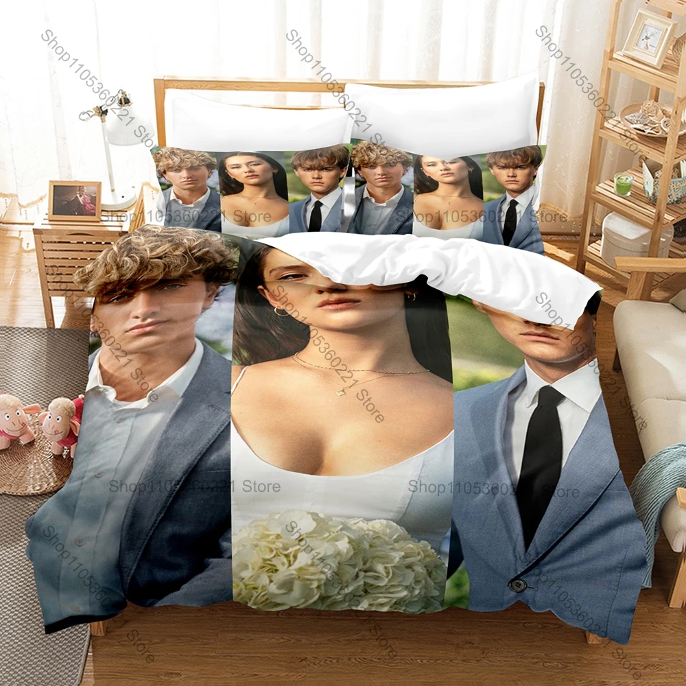 The Summer I Turned Pretty Bedding Set Duvet Cover + 2 Pillowcases TV Show Bed Linen Home Decor Polyester Bed Set For Bedroom