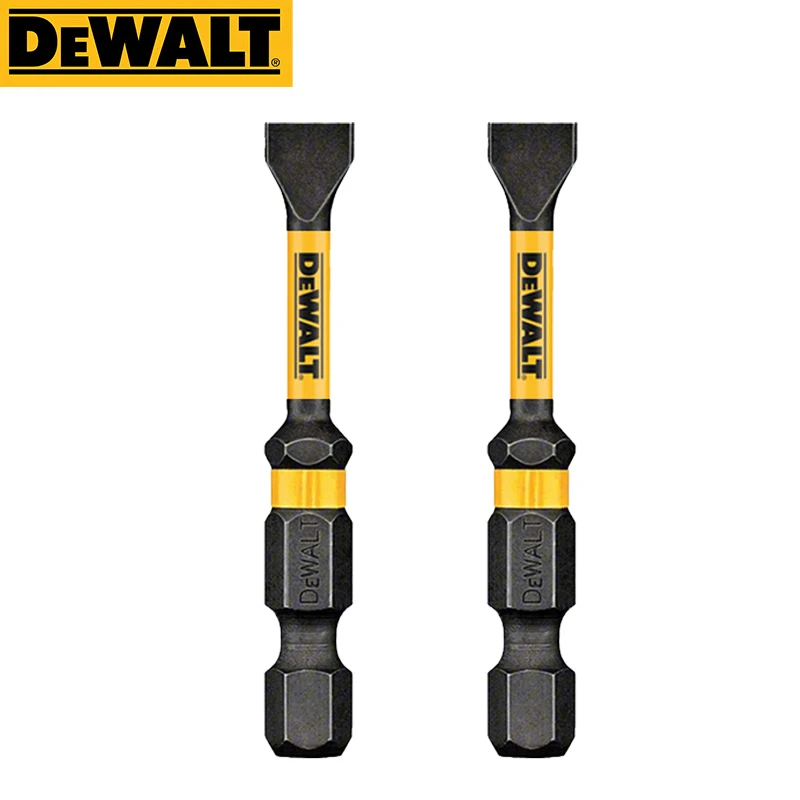 DEWALT DWA2SL8IRB IMPACT READY 8-10 Slotted Flextorq Power Bit 1/4 Shank S2 Steel 2 in Length Drill Bits Power Tool Accessories