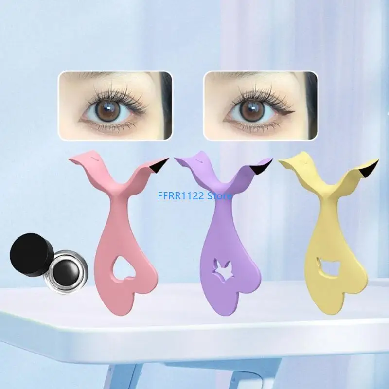 Y1UF 3PCS EYELINEURS APPLICATION POCHINGS GUIDE DU LIGNEUR ESE pour look rapide élégant
