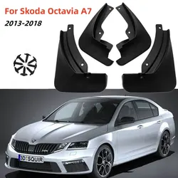 4pcs Mud Flaps for Skoda Octavia 3 A7 2013 2014 2015 2016 2017 2018 5E Mk3 Sedan Car Mudflaps Splash Guards Mudguards Accessory