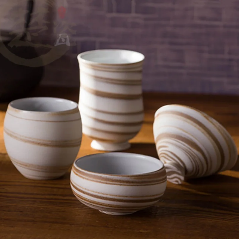 ★Jingdezhen Ceramic Cup Supportable Cup Handmade Gradient Creative Tea Cup Large Diameter Master Cup Wholesale