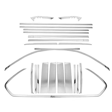 2003-2021 Toyota Land Cruiser Prado 150 Fj150 Lc150 2020 2019 2018 창 장식 바디 스팽글 외관 수정
