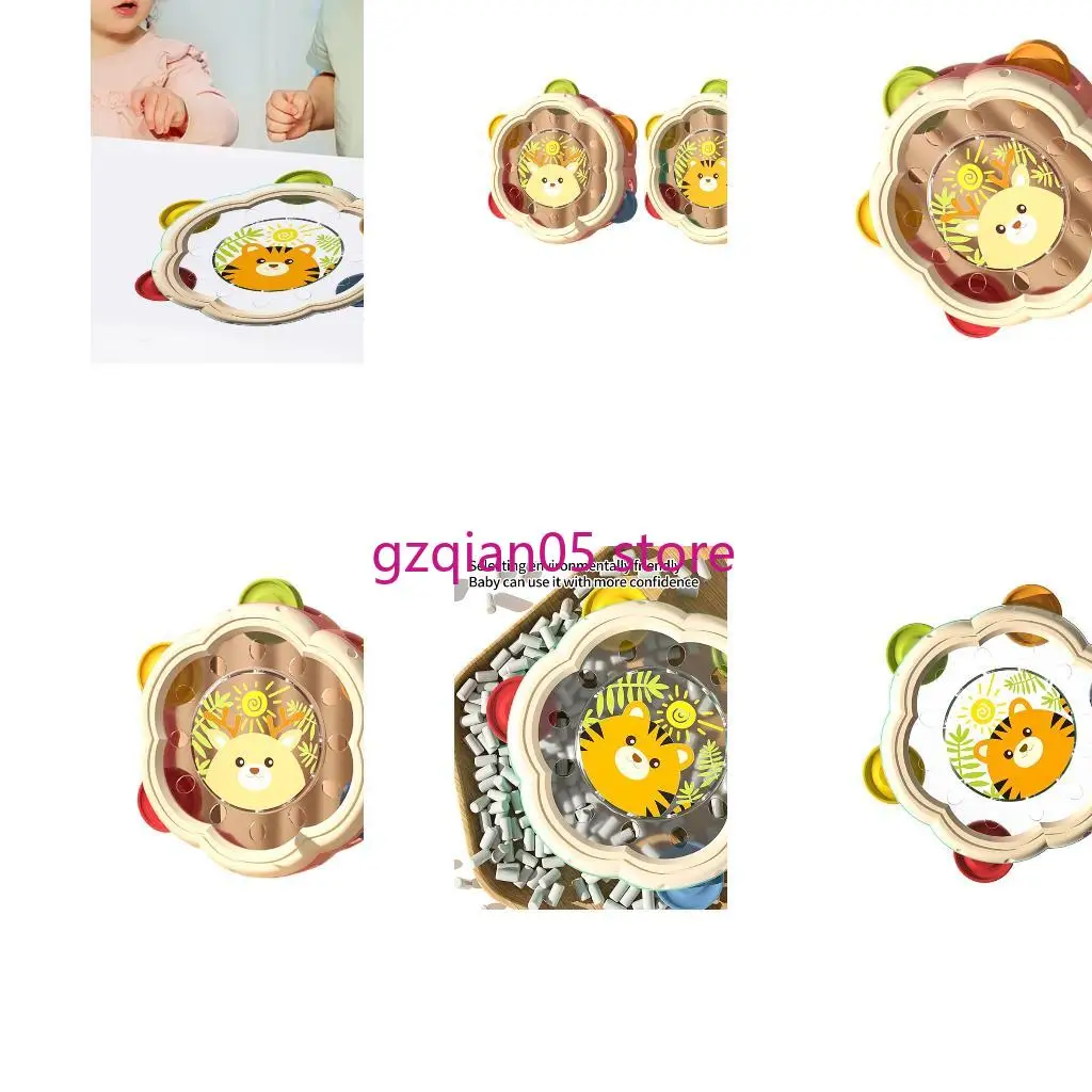 N7me Interactive Baby Drum con suoni tintinnanti giocattolo musica per scuola materna