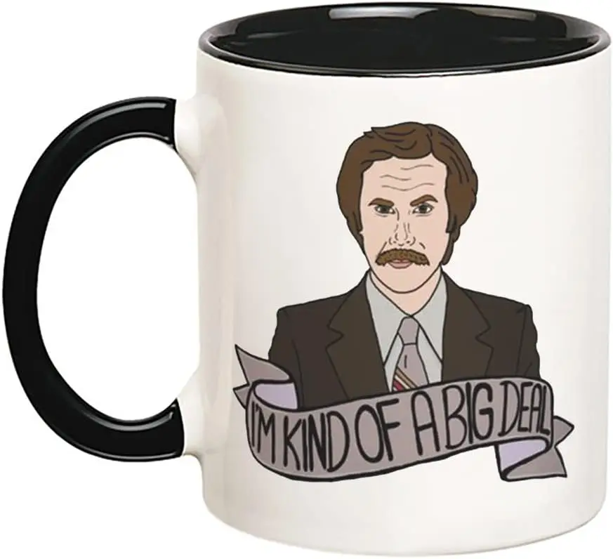 Ron Burgundy Mug, Anchorman, San Diego, Will Ferrel, SNL, Comedy, 11 Oz Novelty Coffee Mug/Cup