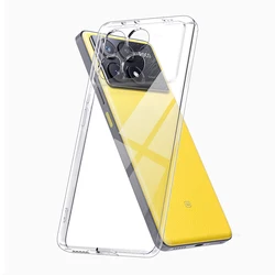 Poco X6 Pro Case Ultra Thin Soft Clear TPU Phone Case For Xiaomi Poco X6 X 6 Prо X6Pro Pocox6 Pro 5G Transparent Silicone Cover
