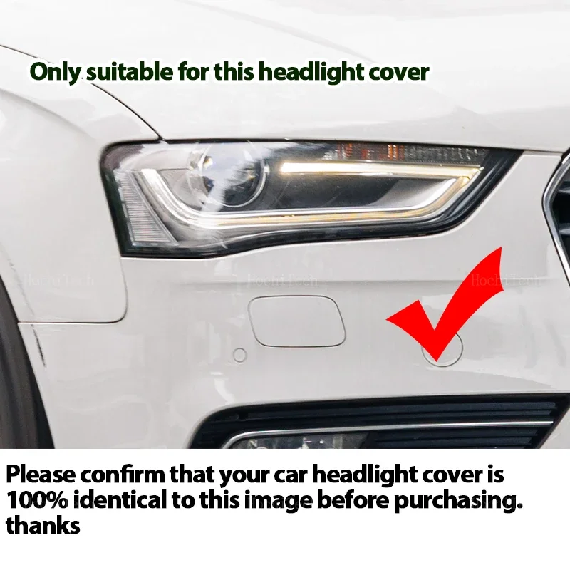 Auto Front Headlight Cover Lens Transparent Glass Headlamps Lampshade Lamp Shell Masks For Audi A4 8K B8.5 2013 2014 2015